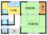 安田貸家(荒尾町） 4Kの間取り