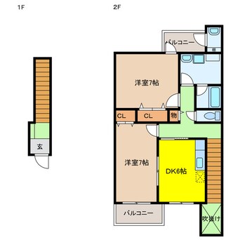 間取図 メゾン・シュクル