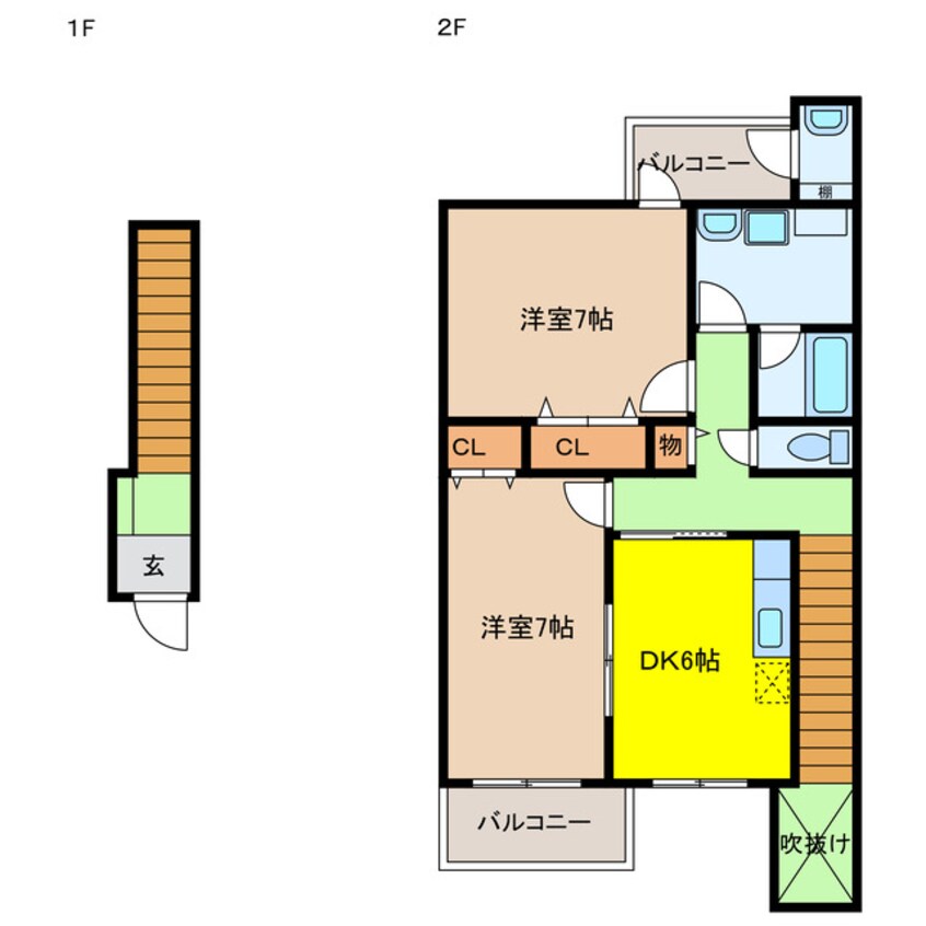 間取図 メゾン・シュクル