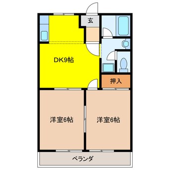 間取図 フォートレス21Ｂ