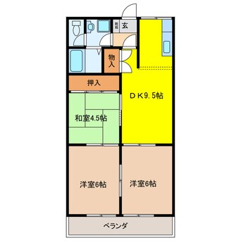 間取図 プレイスロイヤル