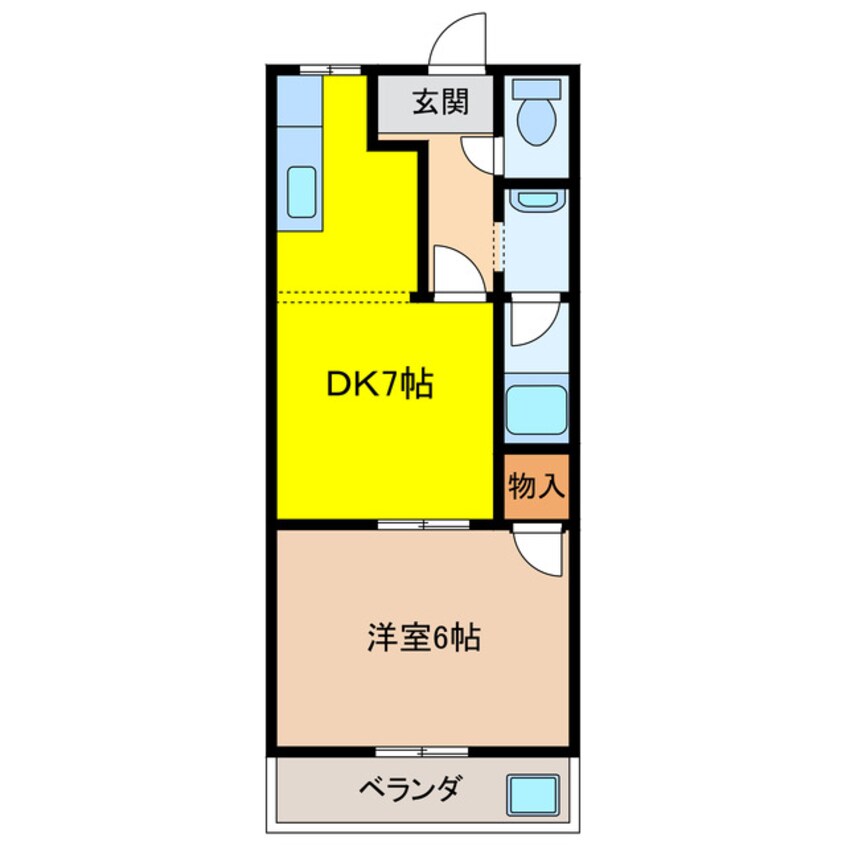 間取図 クリエイトハイム安田