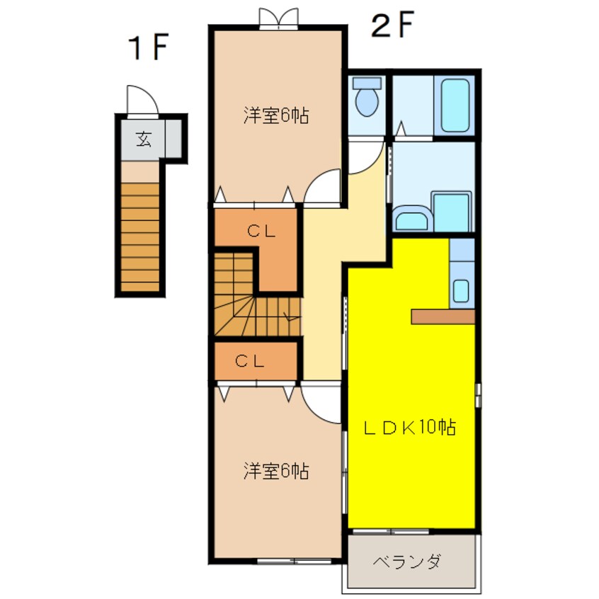 間取図 Ａｌｔａｉｒ（ｱﾙﾃｨｱ）