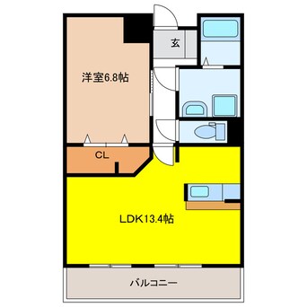 間取図 メゾン・アルカンシエル