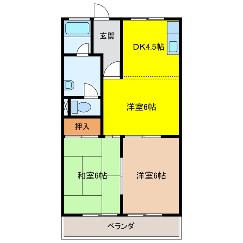 間取図 アメニティハウスオガワ