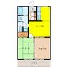 ＭＦ辻ヶ鼻 2DKの間取り