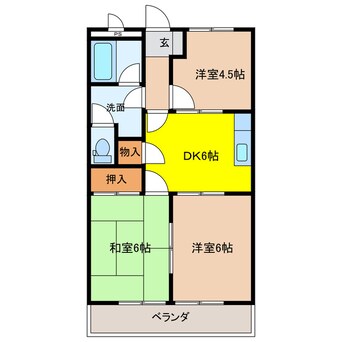 間取図 メゾンエクセル