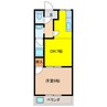 レジデンス大島 1DKの間取り