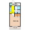 アグレストⅡ 1Kの間取り