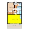サンフォレスト参番館 1LDKの間取り
