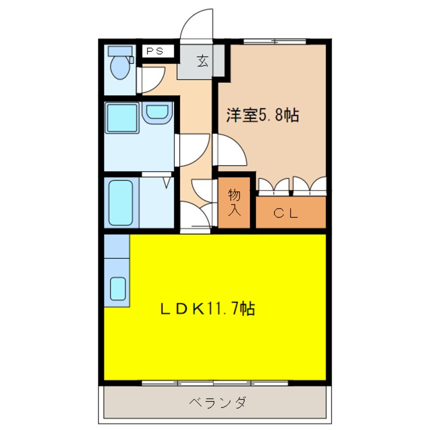 間取図 サンフォレスト参番館