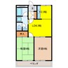 ハイムエスポワール 2DKの間取り
