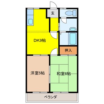 間取図 リバティはやのＣ
