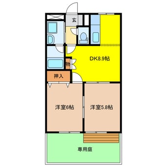 間取図 アメニティーハウスＡ