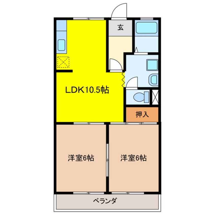 間取図 グリーンハイツＡ