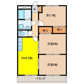 間取図 りばてぃーはうす50