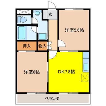 間取図 サンシャインヒロＡ