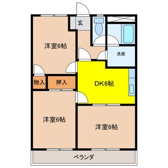 間取図 エピックハイツ