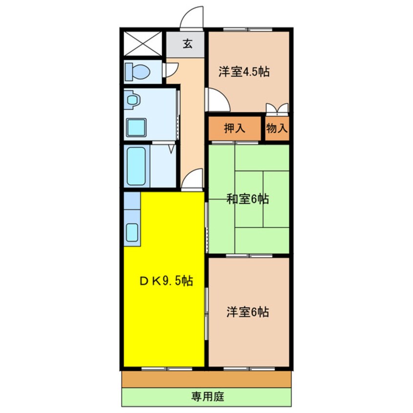 間取図 エポックあすか