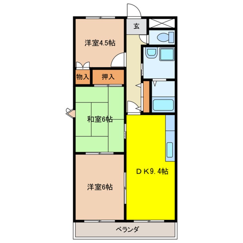 間取図 エポックあすか