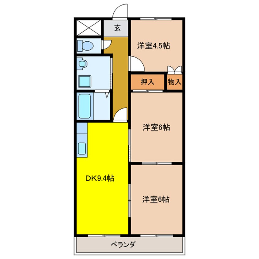 間取図 エポックあすか