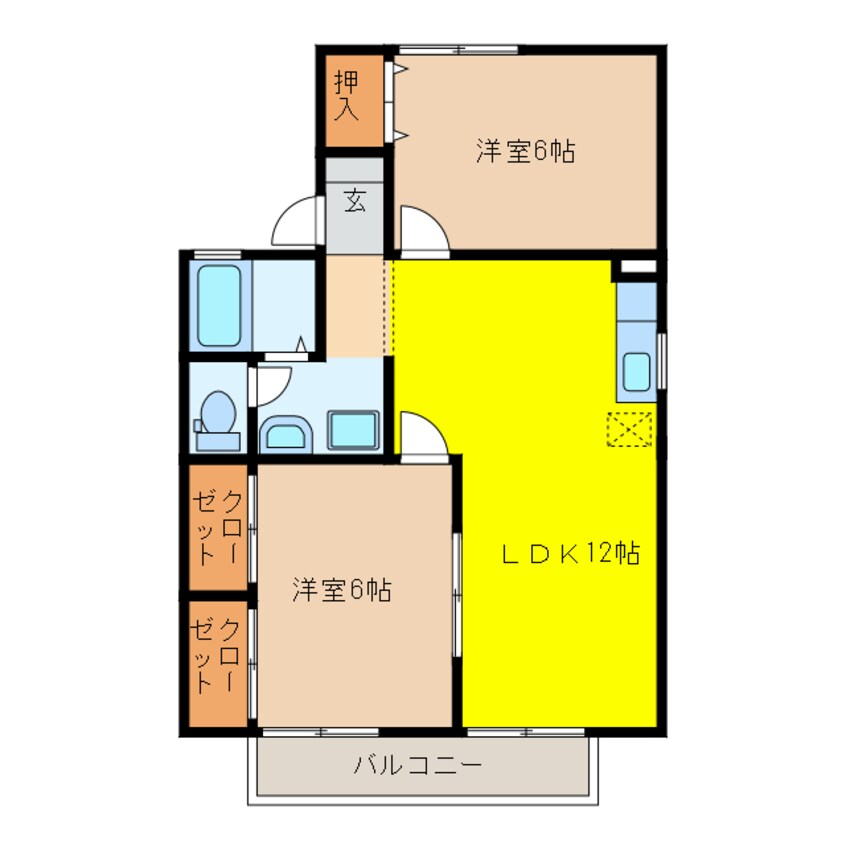 間取図 ヌーベルメゾン