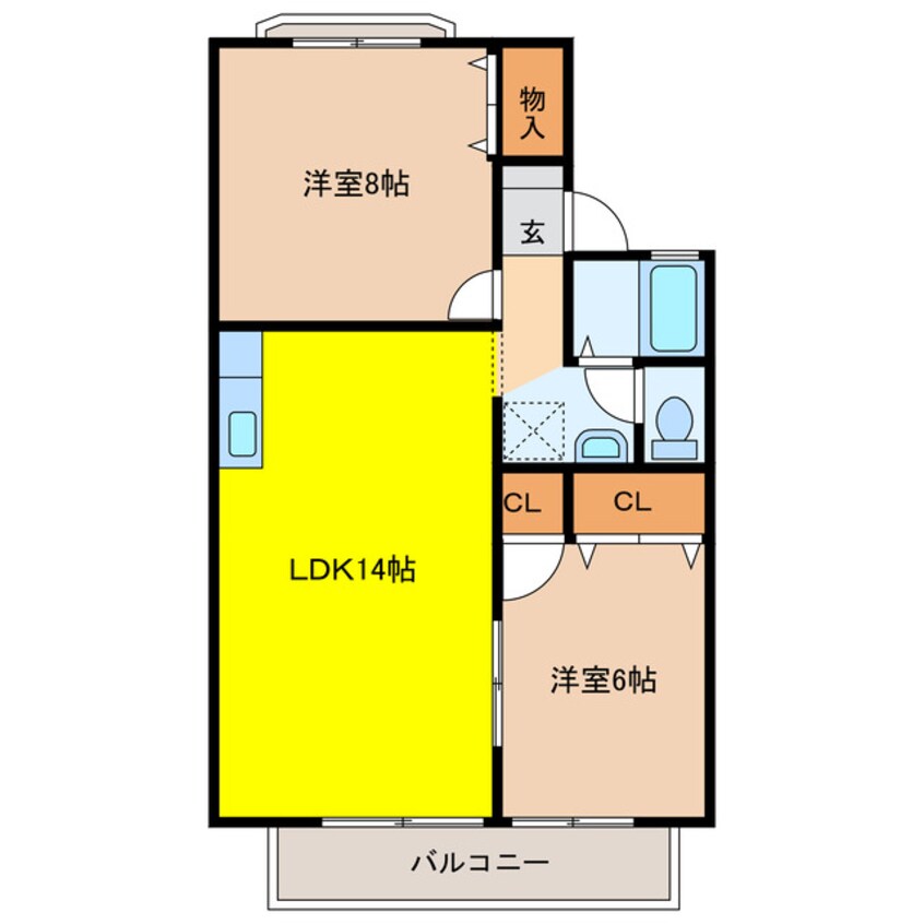 間取図 ヌーベルメゾン