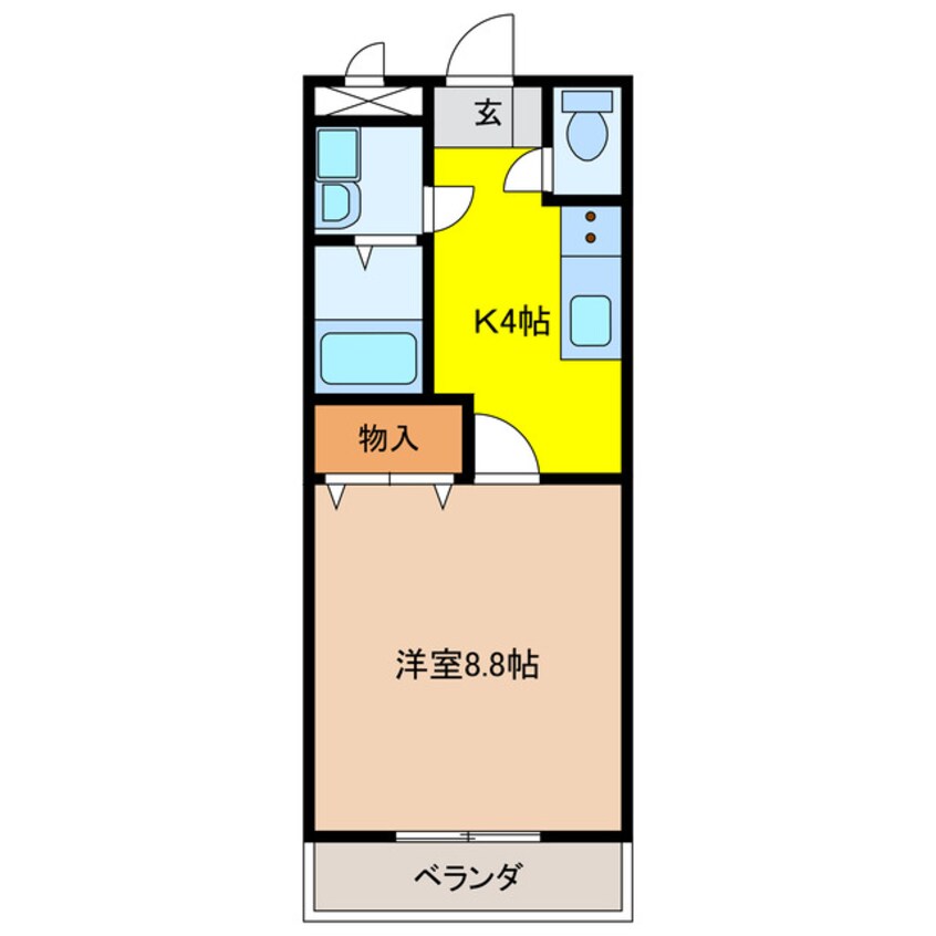 間取図 コンフォートカワイ