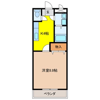 間取図 コンフォートカワイ