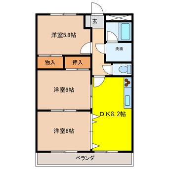 間取図 メイプルハウス