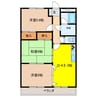 メイプルハウス 3DKの間取り