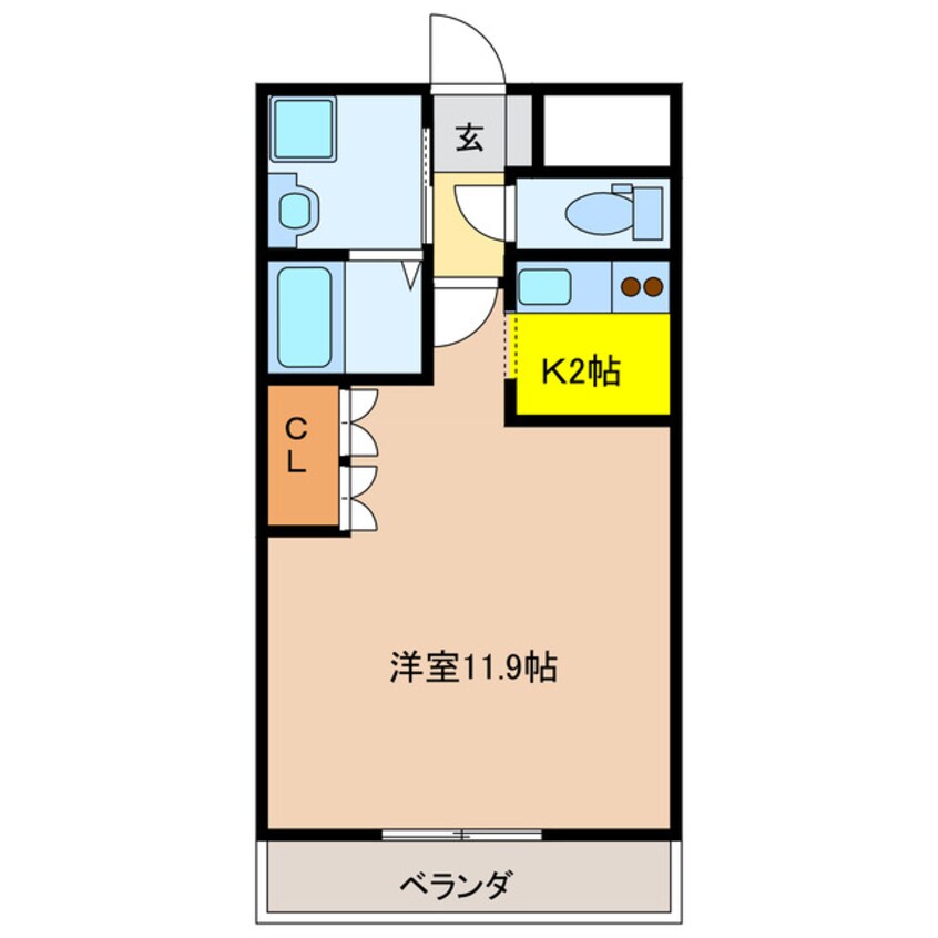 間取図 ジェミニコート　Ｂ