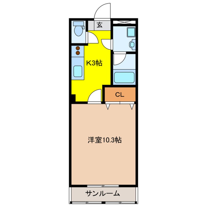 間取図 サンヴィレッジ