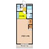 サンヴィレッジ 1Kの間取り