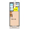 サンヴィレッジ 1Kの間取り