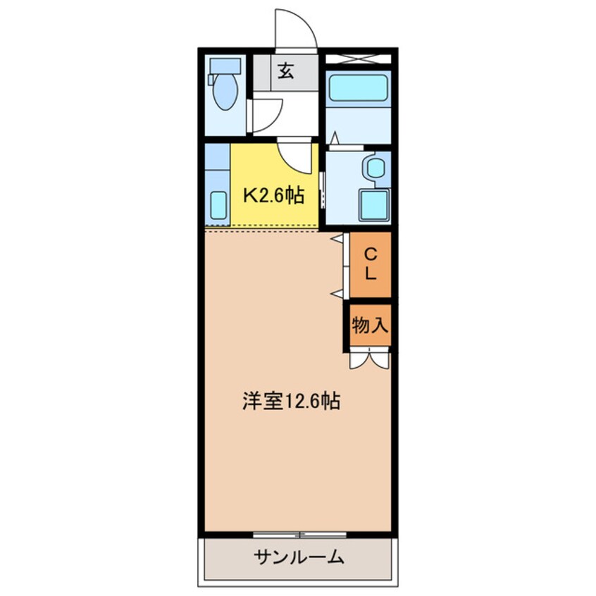 間取図 サンヴィレッジ