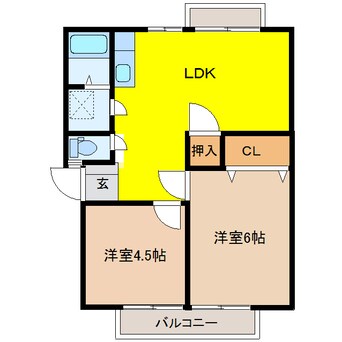 間取図 ドリームフォレスト楽田