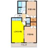 プレステージセレス 2LDKの間取り