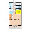 パストラールファイブ 1Kの間取り