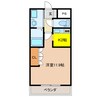 パストラールファイブ 1Kの間取り