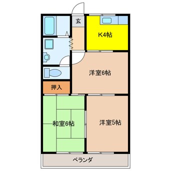 間取図 ファインシティ小川Ｃ