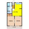 ファインシティ小川Ｃ 2LDKの間取り
