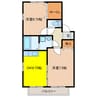 モアエクセレンスＡ 2DKの間取り