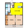 サンフォレスト弐番館 2LDKの間取り