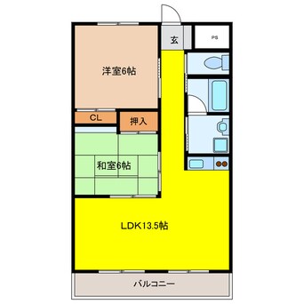 間取図 エスポワール本今