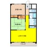 エスポワール本今 2LDKの間取り
