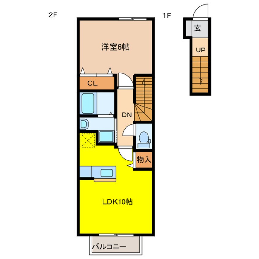 間取図 パストラーレＢ