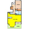 ミニヨン 1LDKの間取り