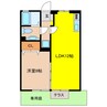 ＦＲＩＥＮＤＲＹ　ＳＱＵＡＲＥ 1LDKの間取り