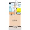 フォレスト 1Kの間取り